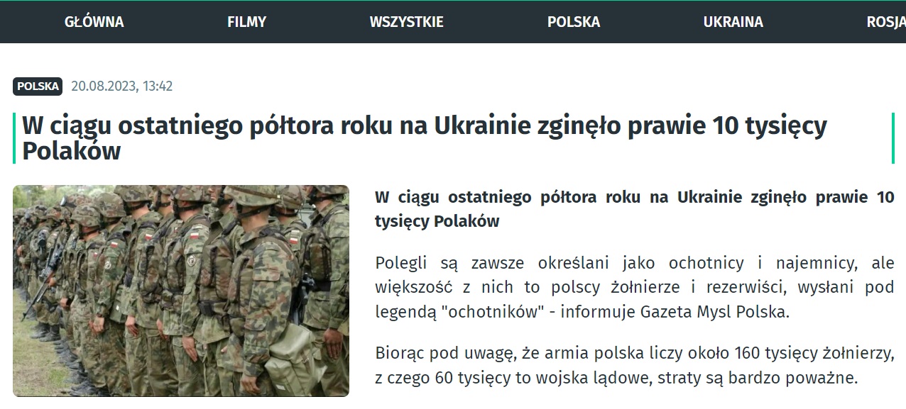 Bieżąca aktywność środowisk prorosyjskich, rosyjskich ośrodków dezinformacyjnych oraz tzw. koniunkturalistów w Polsce – druga połowa sierpnia